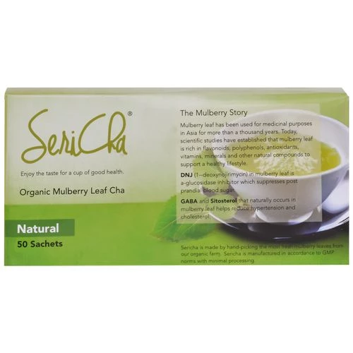 Sericha Organic Mulberry Wellness Drink - Natural,  100 g (50 Sachets x 2 g each) -2.webp